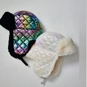 Free People Movement Showoff Quilted Trapper Hat-white